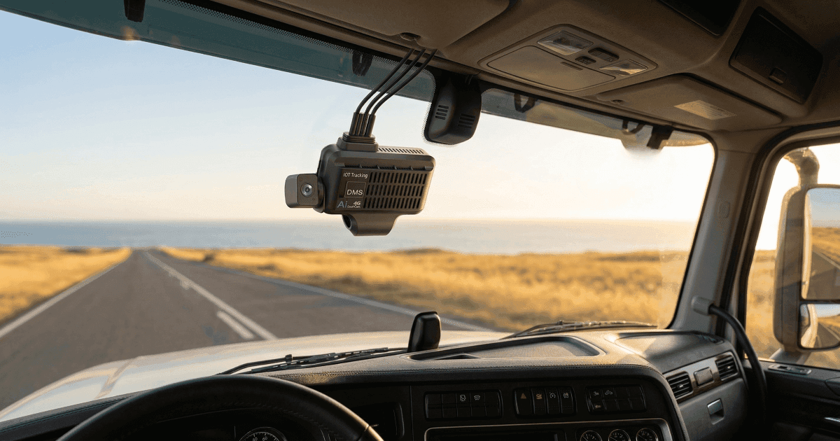 Cámara IA para monitoreo de conductor y prevención de accidentes en flotas - IOT TRACKING México